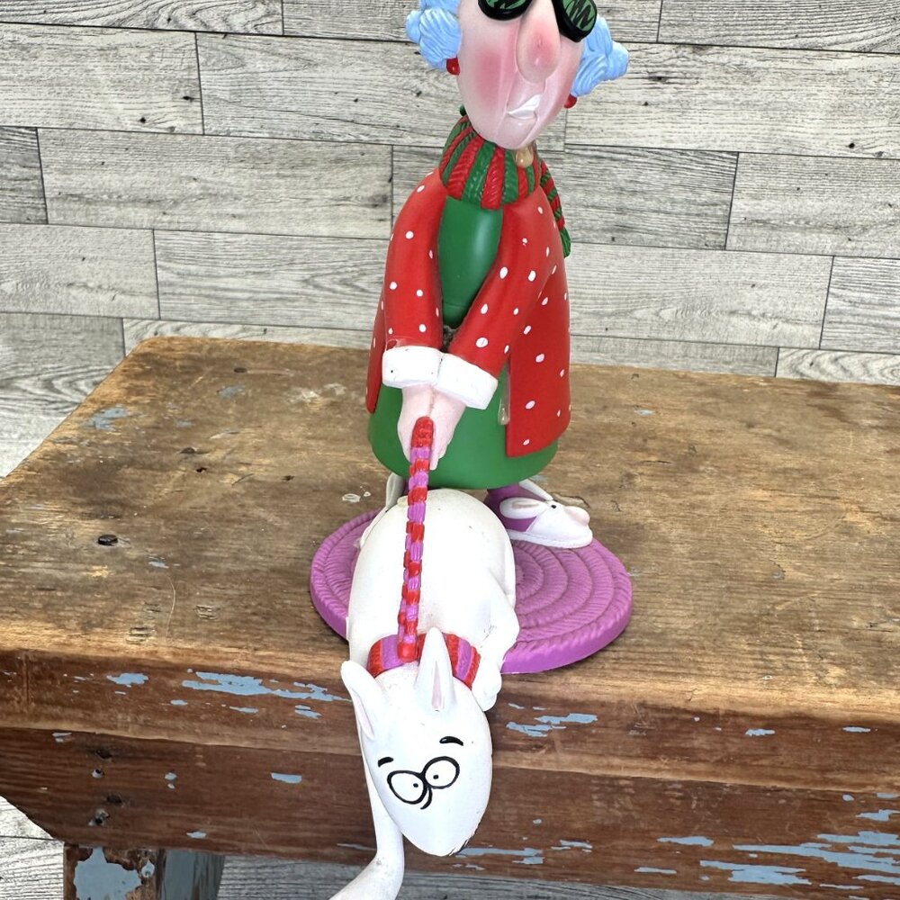 Vintage 1997 Hallmark Shoebox Maxine & Floyd Christmas Stocking Hanger, Signed